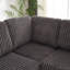Canapé cylindrique en L 110 po Cylan-1887405047