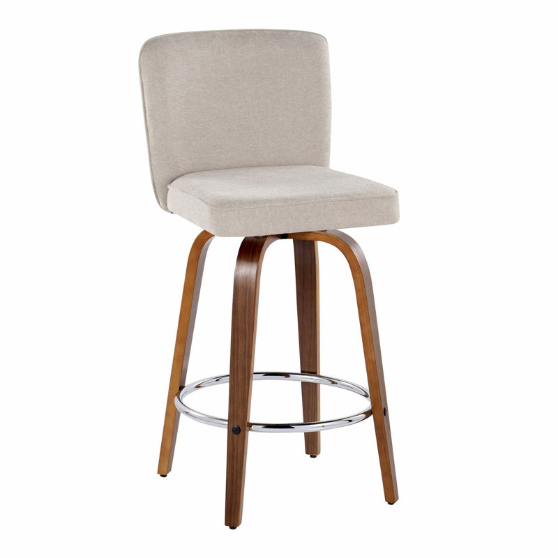 Tabouret de comptoir contemporain, Beige