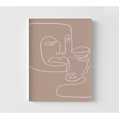 Otolaryngology Art Print, Ophthalmology Decor Poster, Abstract Nude Decor, Line Art Decor, Beige Home Office Modern Wall Art
