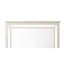 Miroir blanc perle