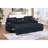 Modern Style 2Pc Convertible Sectional Sofa With Pull Out Bed, Fold Down Table, USB Port, And Storage Chaise For Primary Living Room-679860314