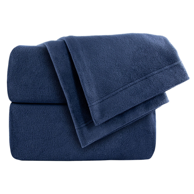 Soft Lux MicroFleece Sheet Set, Ivory, Queen Sheet Set + Fitted Sheet + 2 Pillowcases