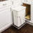 Steel Open Pull Out Trash Can - 12.5 Gallons-24310092