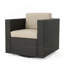 Chaise d'extérieur pivotante avec coussins (simple)-1131828241
