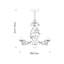 Charline 5 - Light Candle Style Chandelier