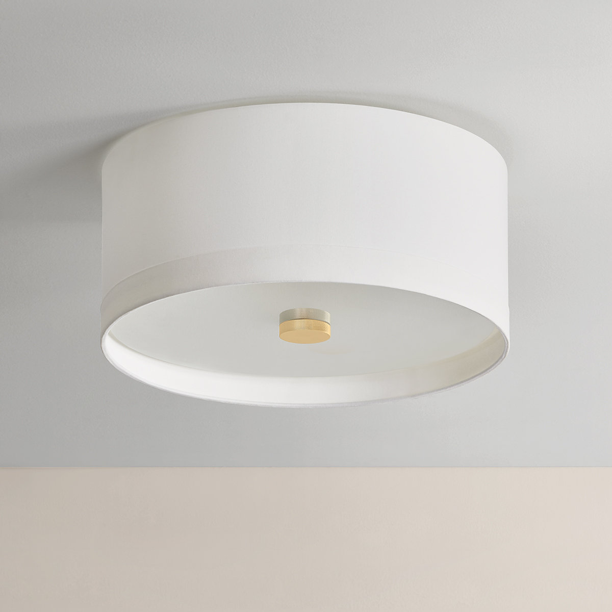 Ashland Pendant Flush Mount, 10.25" H x 22" W x 22" D, E26, 4 Lights