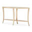 Malibu Crest 61'' W Glass Console Table