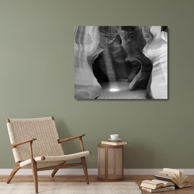 Art sur toile tendue avec galerie Jaynes Gallery: Arizona, Antelope Canyon Sunbeam et murs de grès