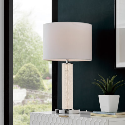 Long Ashton Acrylic USB Table Lamp