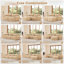 Canapé 3 places en tissu moelleux et moelleux avec 2 repose-pieds-75037773-75037872-75037878