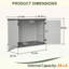 Grande armoire de rangement verrouillable