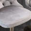 2 pièces en velours gris moderne, hauteur de siège réglable de 25 à 33 pouces, rembourré avec dossier pour pub et îlot de cuisine classique (2 pièces), bon-820576022-820576030