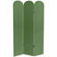 6 Ft. Classic Arch Velvet Room Divider Blue 3 Panel-327438973