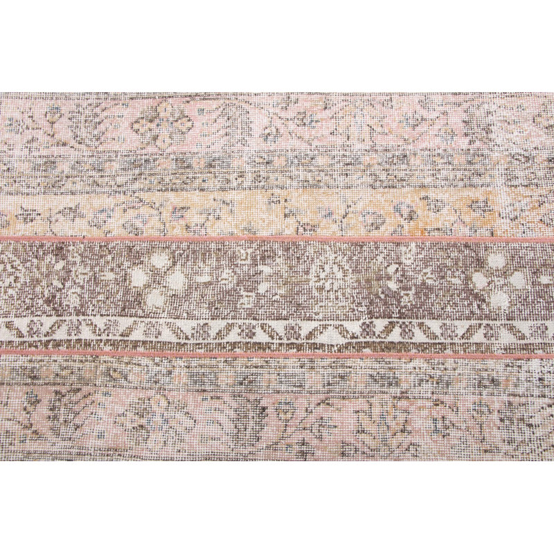 Tapis turc antique tissé à la main: idéal pour les couloirs ou les petits espaces