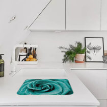 2 Microfiber Dish Drying Mat Towel 12x18 Absorbent Kitchen Home