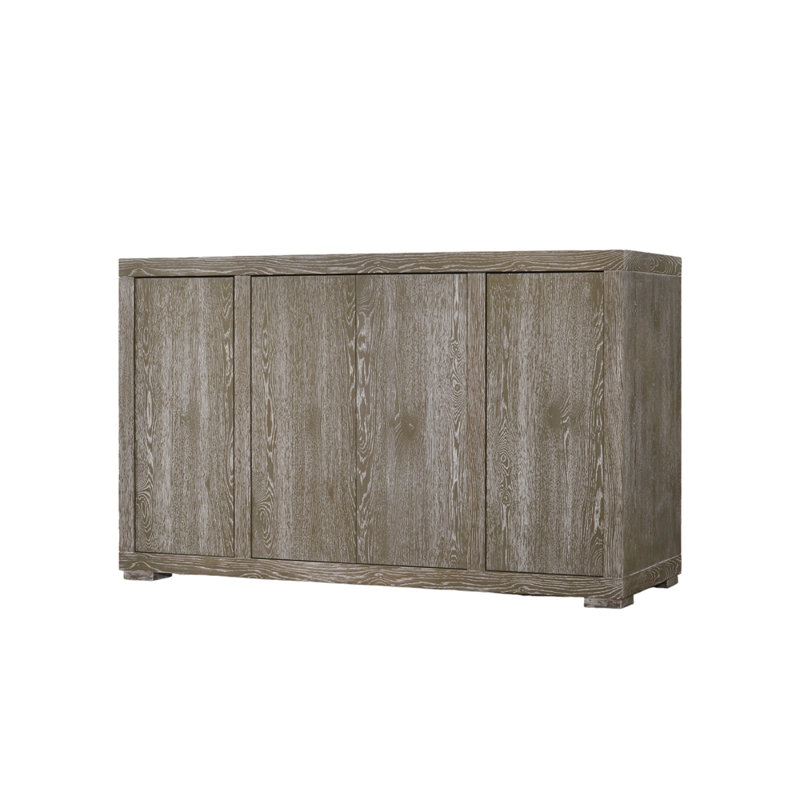 Gabrian 4-Door Sideboard in Reclaimed Gray