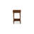 2-Pc Platform Bedroom Set with Button Tufted Queen Bed Frame and 1 Antique Walnut Night Stand for Bedrooms - Dark Brown faux Leather with Black Texture and Black Legs-957648580-957648577