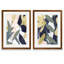 Flores Noche IV - Ensemble de 2 peintures sur toile encadrées-1975104213-1975094410-1975094405