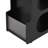 Mobile End Table With Lockable Wheels For Living Room-1953227274