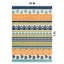Tapis d'intérieur / extérieur géométrique Duxbury - orange / bleu marine / vert-110742428