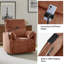 Fauteuil inclinable, pivotant et pivotant de 38 po Talana-1499019797