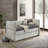 1Pc Modern Daybed Pull Out Trundle Button Tufted Nailhead Trim Bedroom Living Room Furniture-1872894548