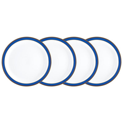 Imperial Blue 4 Piece Dinner Plate Set