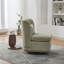 Fauteuil sans accoudoirs pivotant à 25 ° en chenille l 25,2 po avec base en métal-1440705447