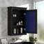 Armoire à pharmacie et de rangement moderne de 20 pouces avec miroir et tablette réglable pour montage mural dans la salle de bain-1262926299