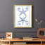 Blue Sea Stars I, reproduction encadrée - bois massif-1403081196-1342992848