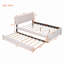 Lit plateforme tapissier Teddy