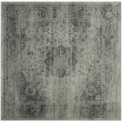 Tapis oriental en épinette / ivoire Dutta