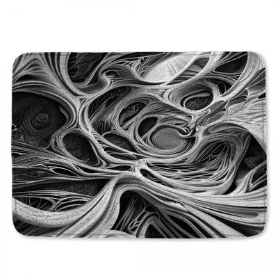 Intricate Abstract Swirls Bath Mat
