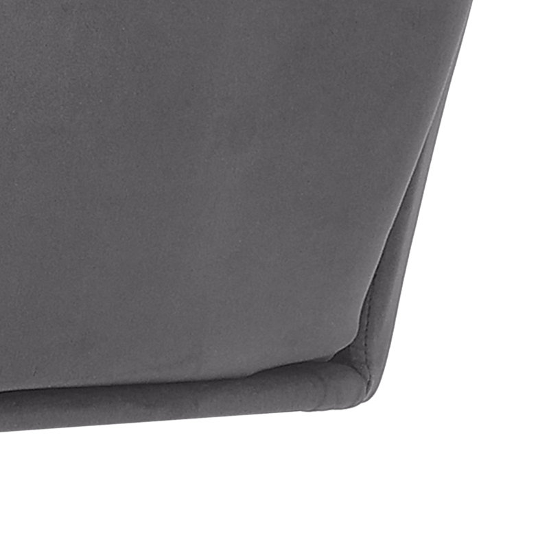 Frosted Velvet Chair Swivel, Frosted Grey