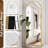 Arched  Metal Oversized Full-Length Mirror-1999766902-2000019569