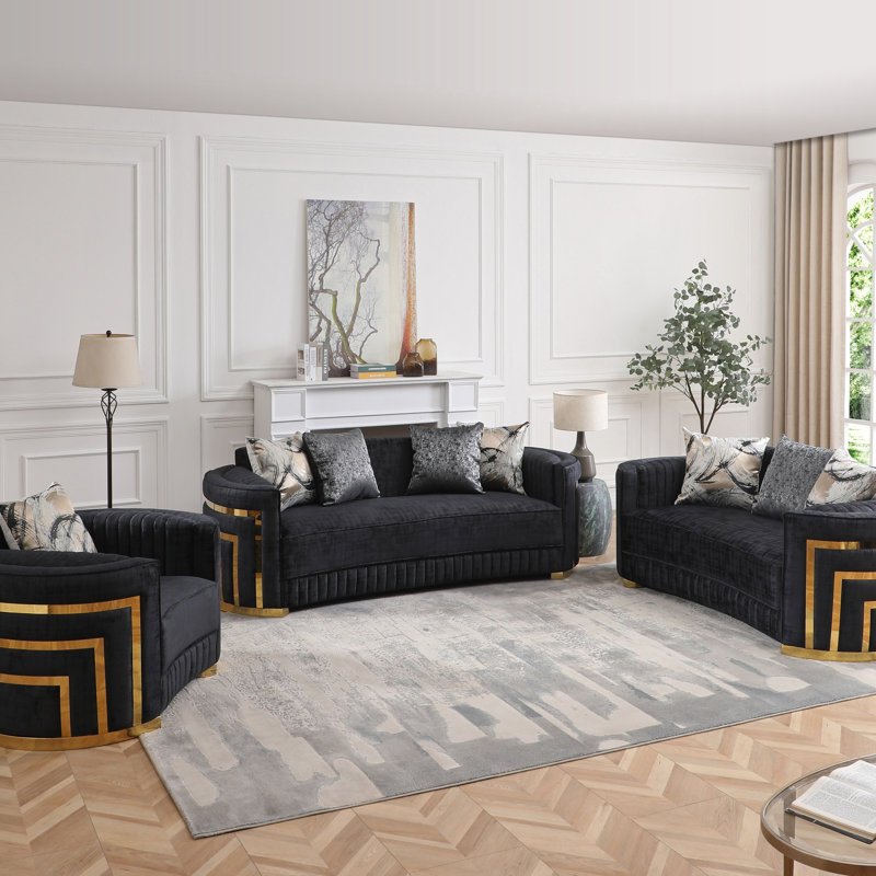 Chaise Soledad G00523A-C, noir