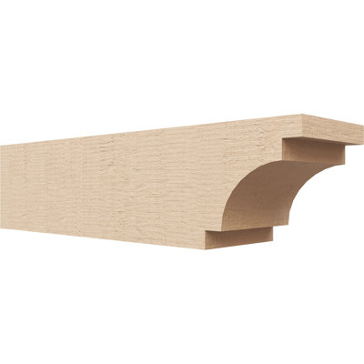 Mediterranean Woodgrain TimberThane Rafter Tail, Primed Tan
