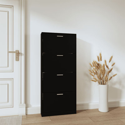 12 Pair Flip Down Shoe Storage