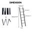 6-Tier Blanket Ladder For Living Room, Blanket Quilt Ladder Rack-1306089492