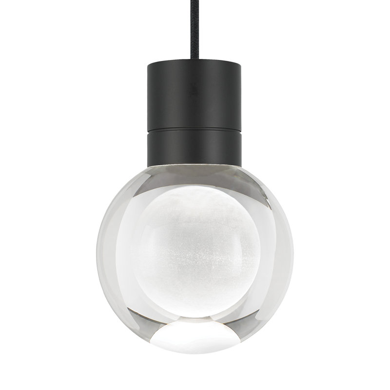 Mina 1 - Light LED Pendant, Black