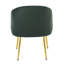 Chaise avec accoudoirs en velours Sutton-1001593174