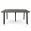Table de salle à manger carrée 64 po pour l'extérieur - Structure sur cadre en fer gris
