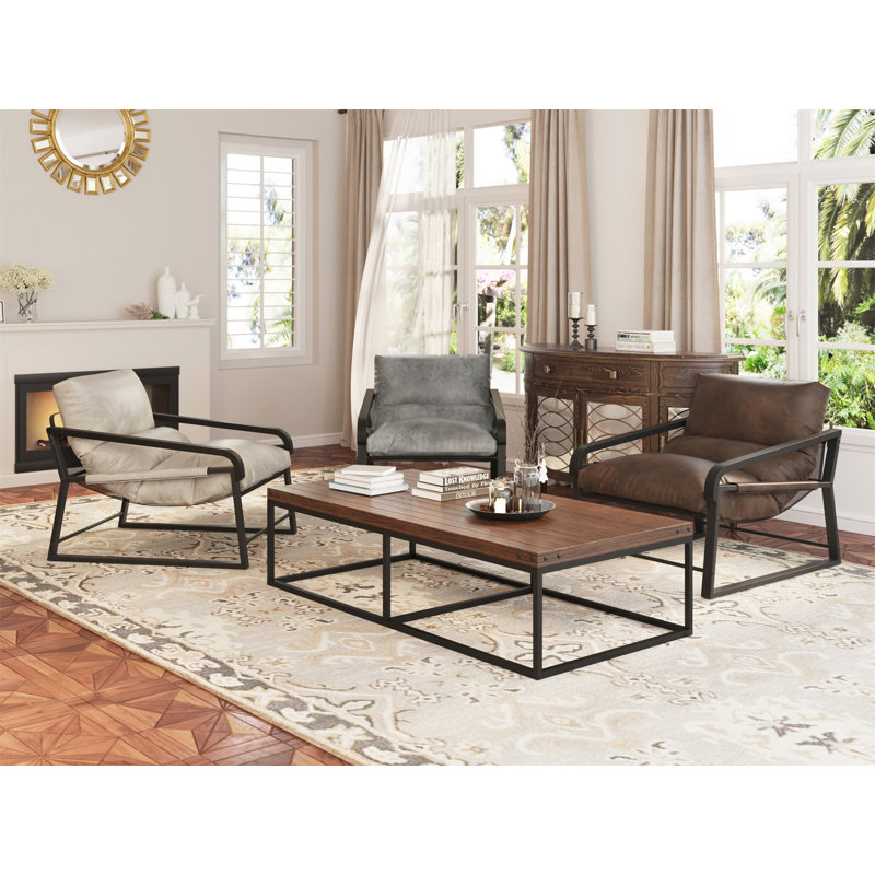 Fauteuil inclinable Kristabelle, Similicuir beige