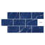 14cm W x 28cm L Aluminum Peel and Stick Subway Tile-1424793438