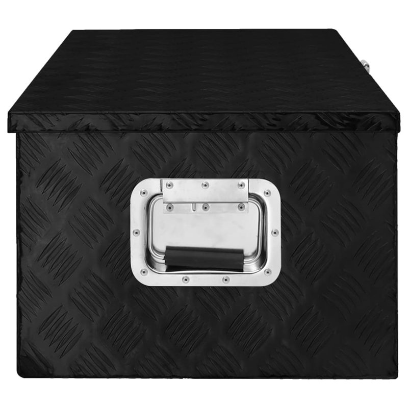 Rebrilliant Decorative Bin, 33.5cm H x 90cm W x 47cm D, Black