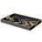 Savoy Black & Gold Art Deco Stackable Serving & Display Trays Set Of 2 (Abstract Chevrons)