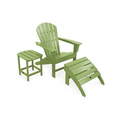 POLYWOOD South Beach Adirondack 3-Piece Set