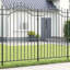 Vidaxl Garden Fence Powder-Coated Steel-116797820-116797821