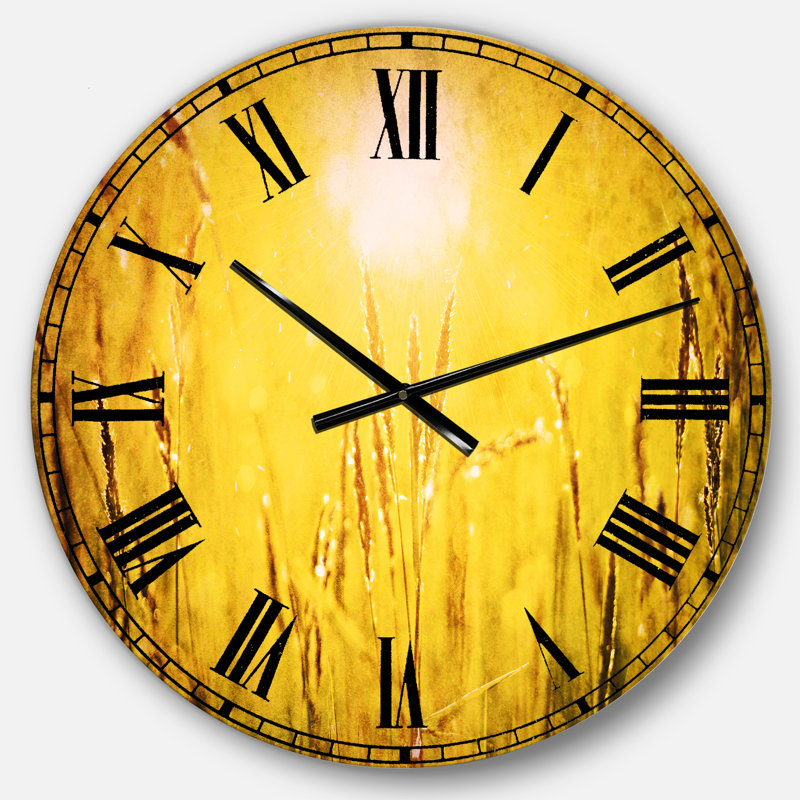 Horloge murale paysage, Moyenne