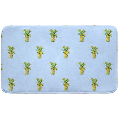 Tiled Pineapple Bath Mat